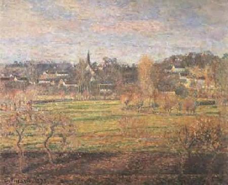 Camille Pissarro February-Sunrise-Bagincourt